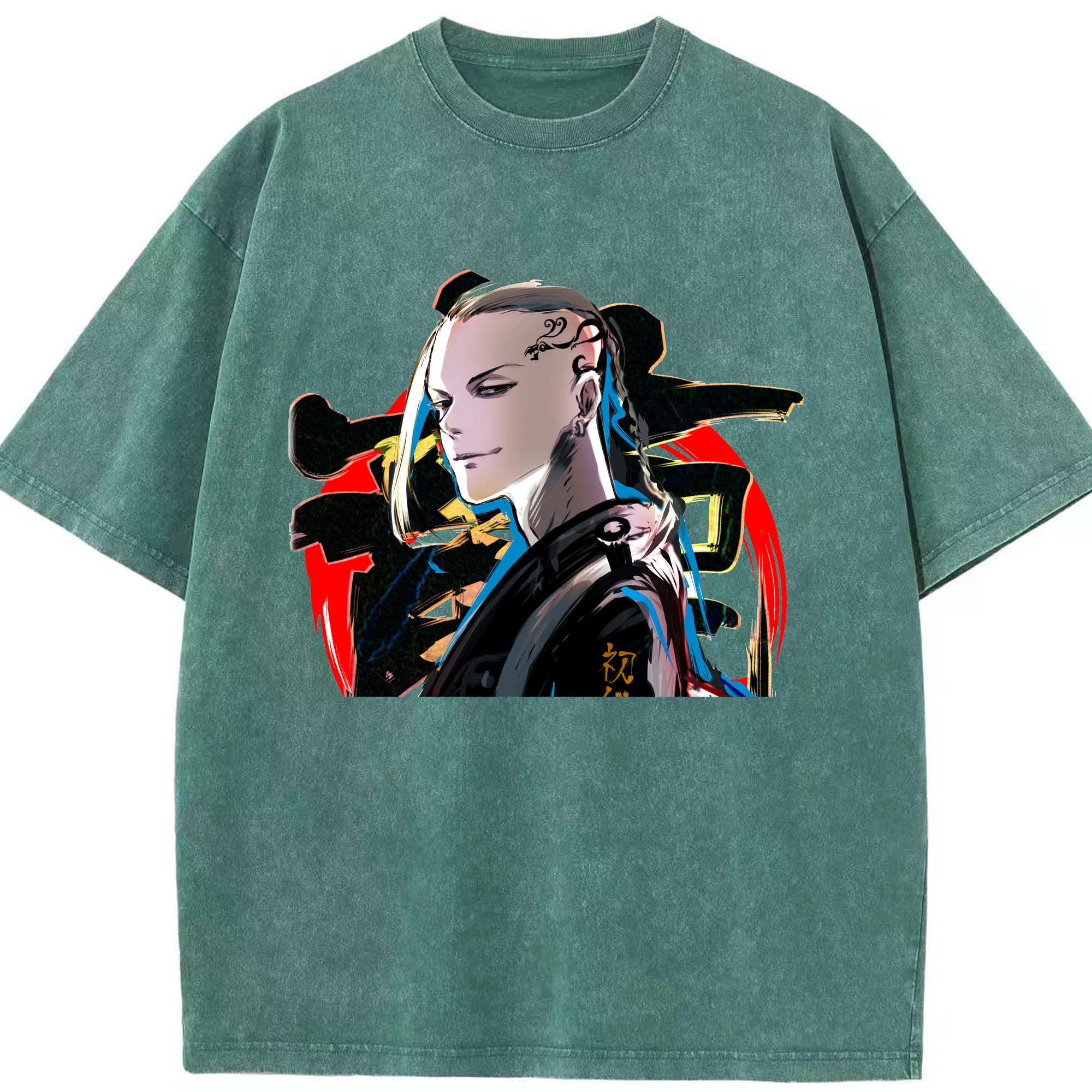 （画像用） 東京リベンジャーズ Tokyo Revengers 綿100% ヴィンテージ風 半袖Tシャツ（フロントプリント）